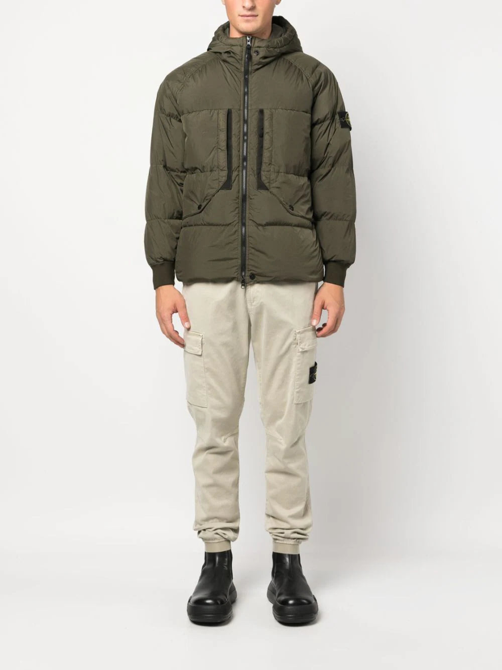 STONE ISLAND 40723 Garment Dyed Crinkle Reps Recycled Nylon Down