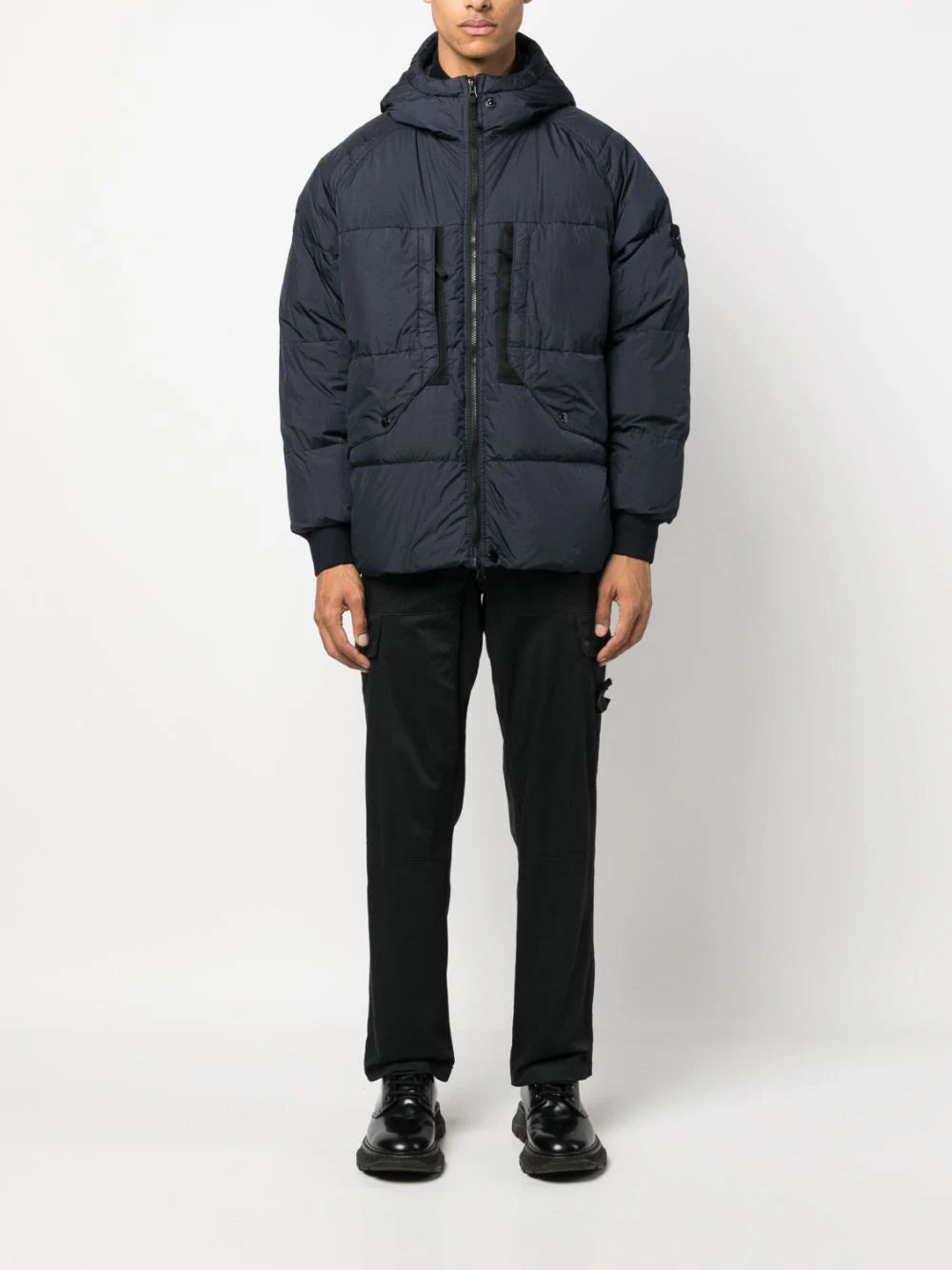 STONE ISLAND 40723 Garment Dyed Crinkle Reps Recycled Nylon Down