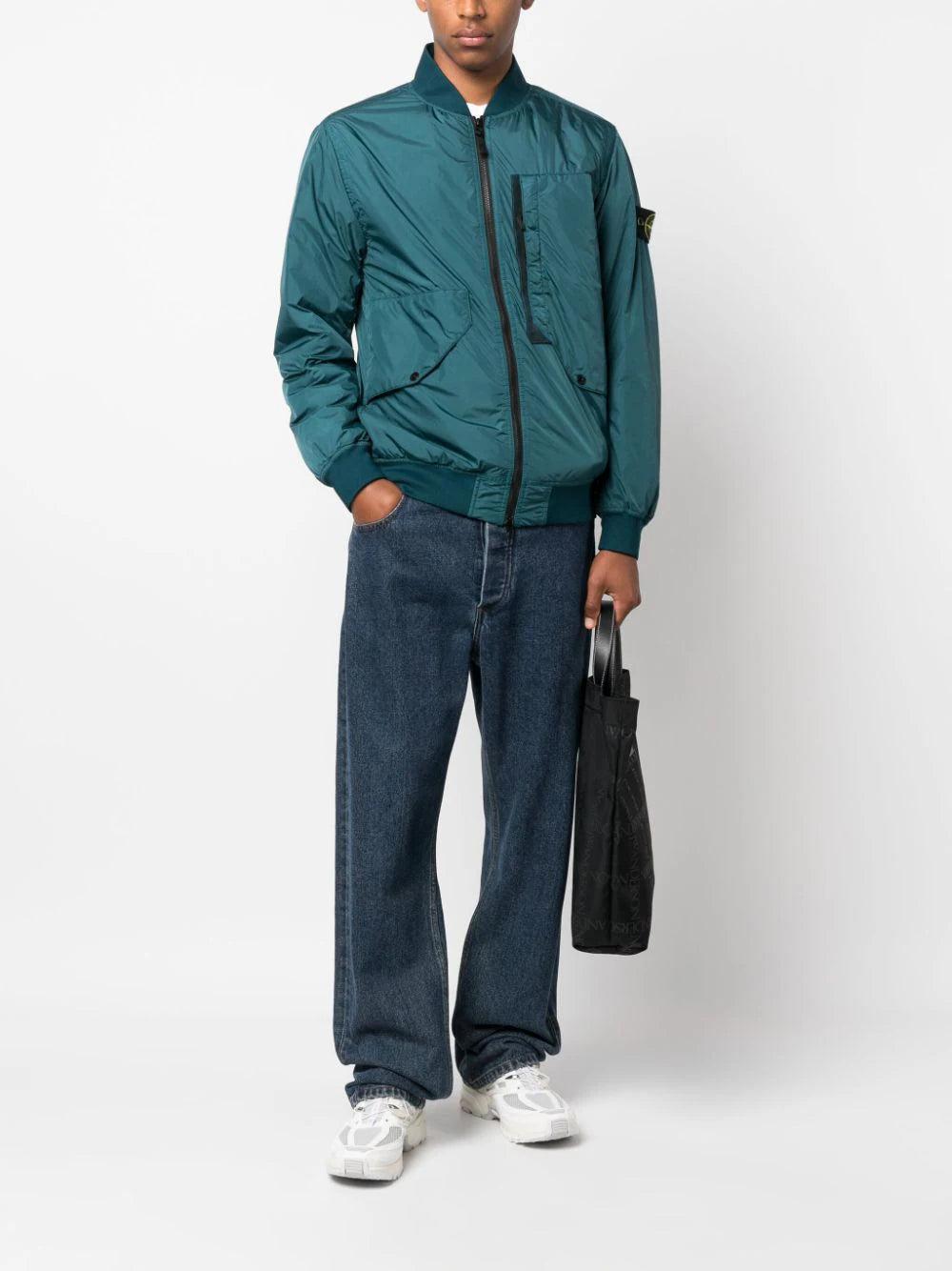 STONE ISLAND 40923 Garment Dyed Crinkle Reps Recycled Nylon With Primaloft®-tc