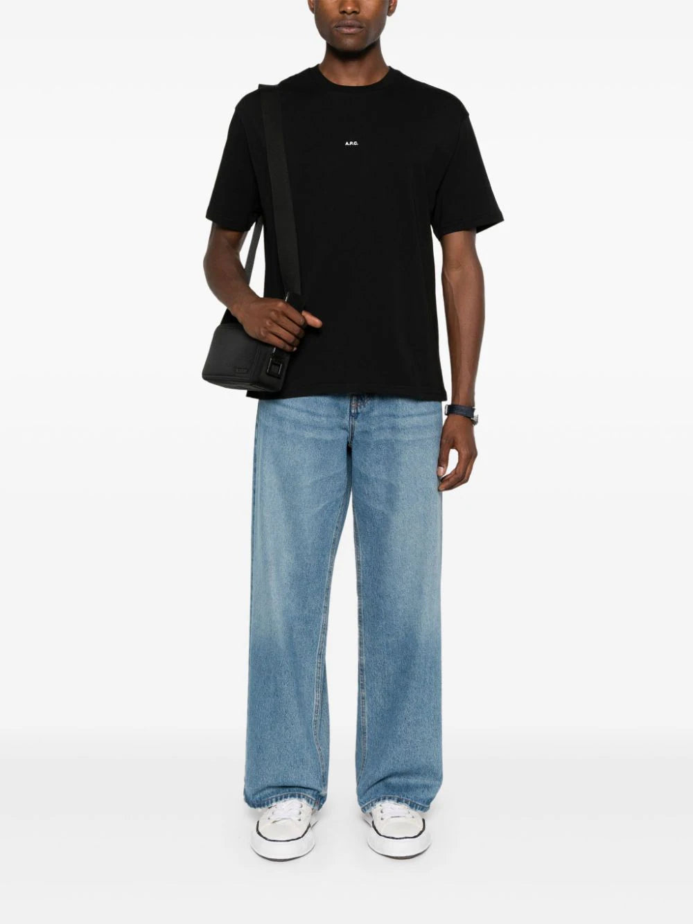 A.P.C. Boxy T-shirt With Micro Logo