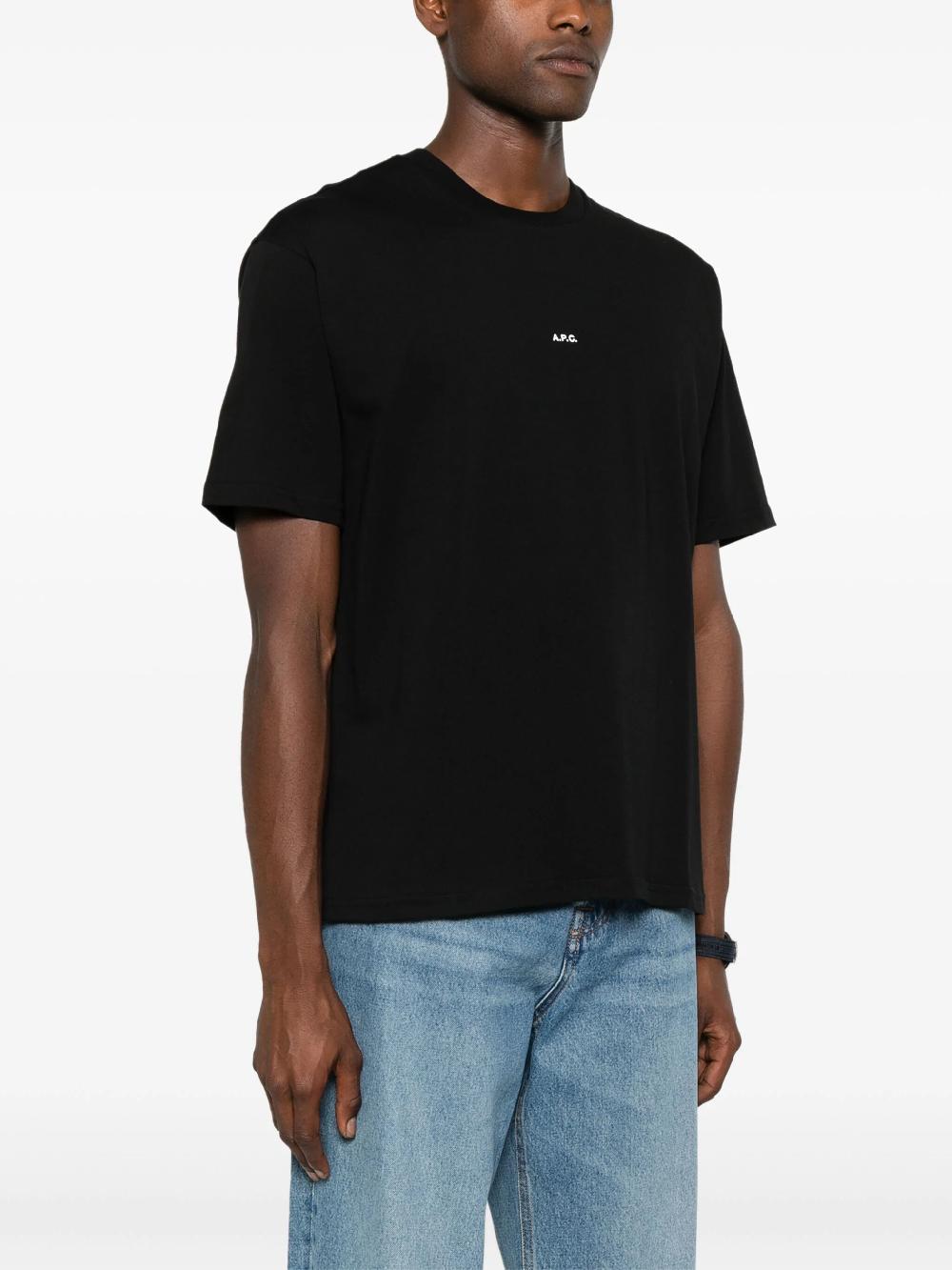 A.P.C. Boxy T-shirt With Micro Logo
