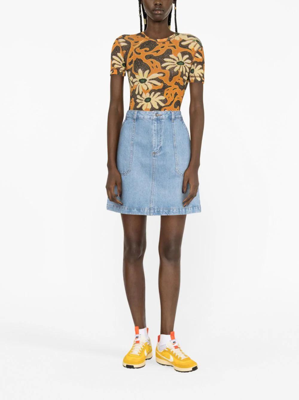 A.P.C. Léa Denim Miniskirt