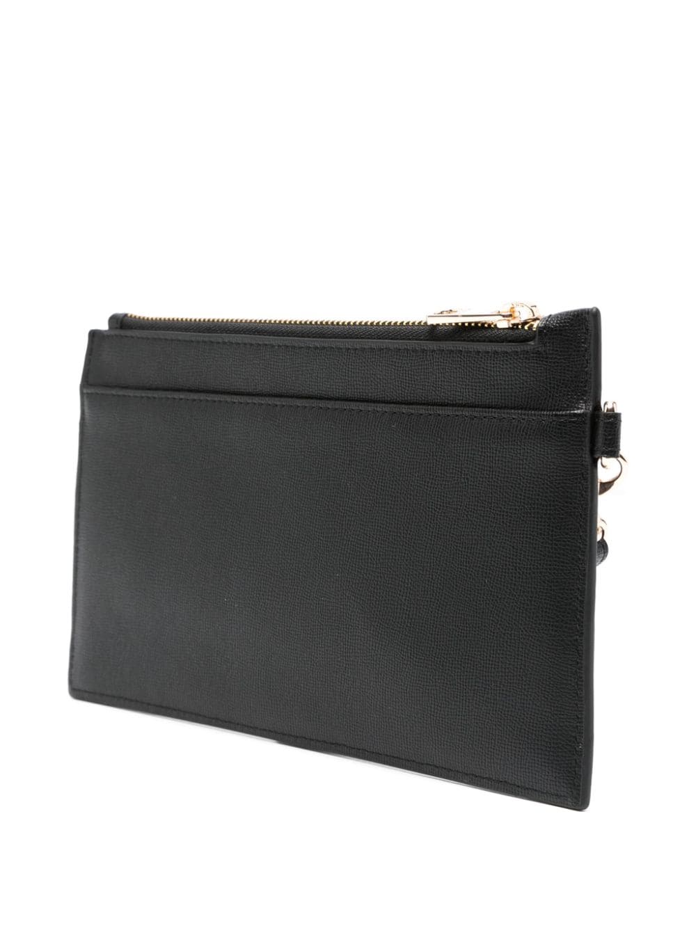 A.P.C. Leather Market Clutch Bag With Embossed Logo