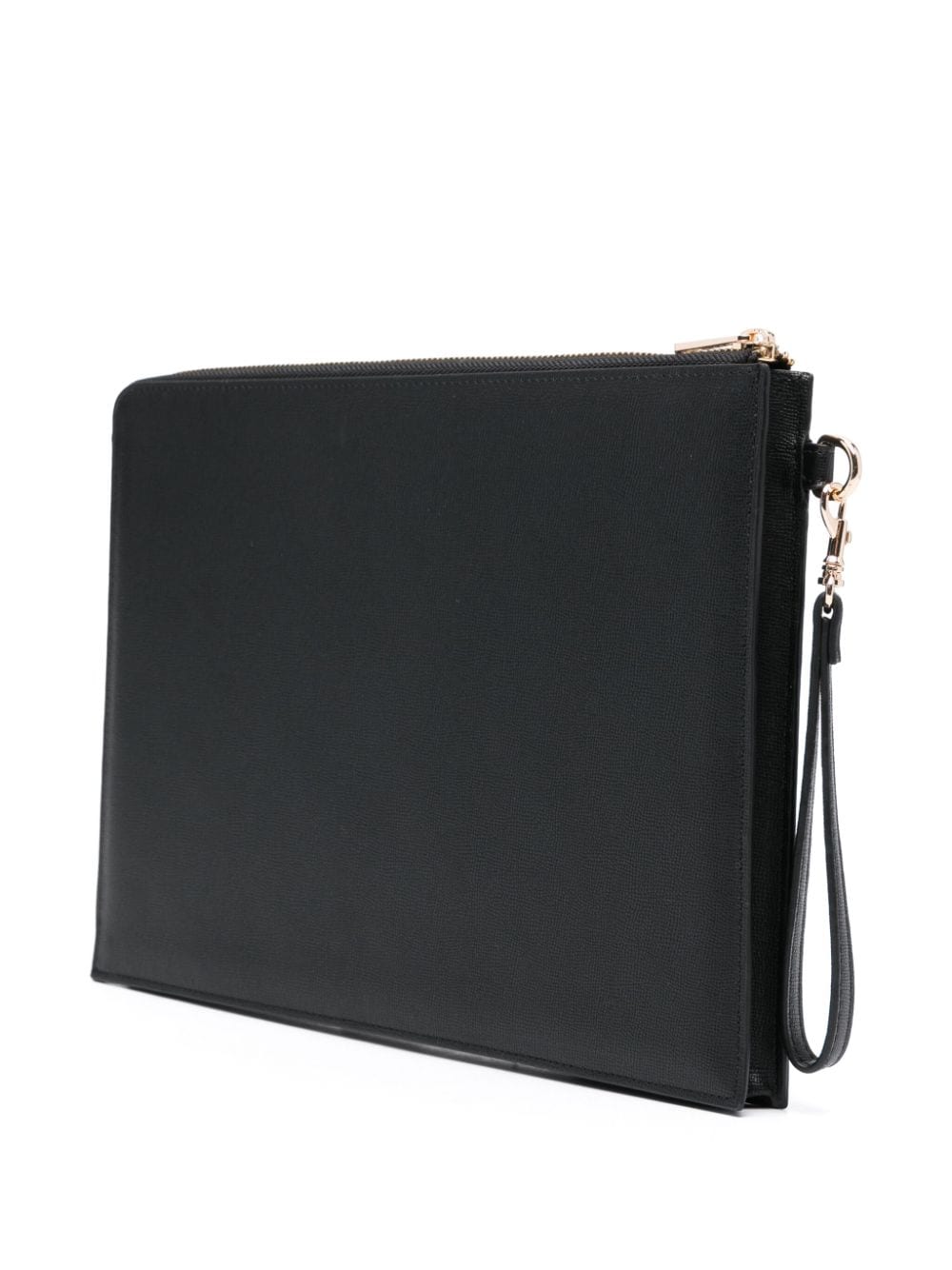 A.P.C. Logo-debossed Leather Clutch Bag