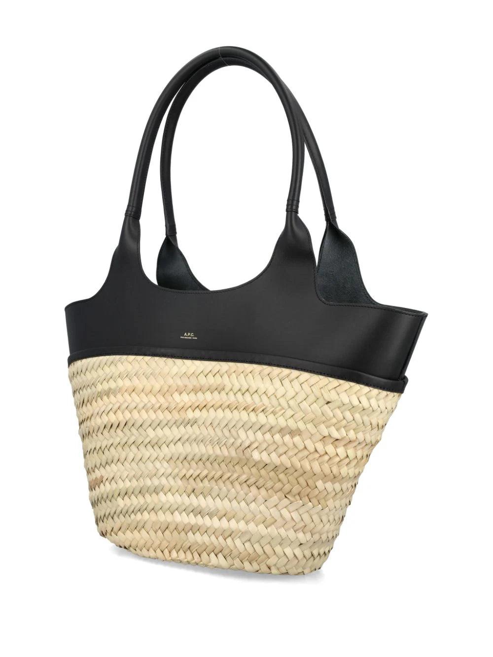 A.P.C. Straw Shopping Bag