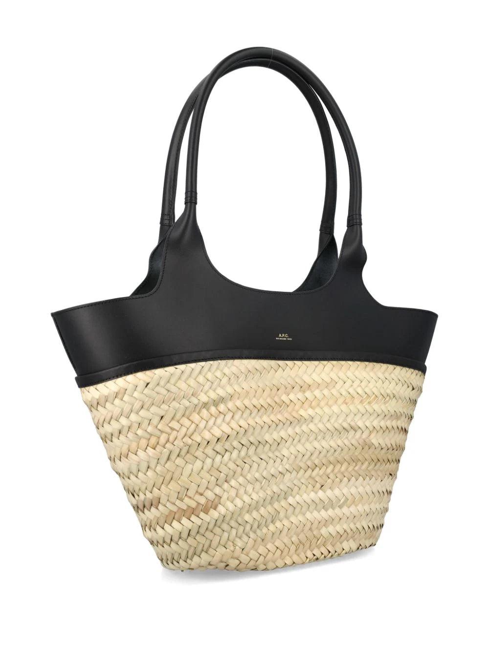 A.P.C. Straw Shopping Bag
