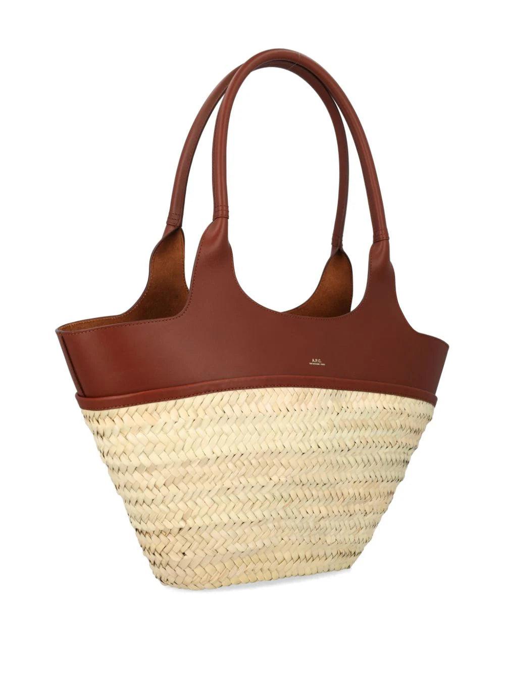 A.P.C. Straw Shopping Bag
