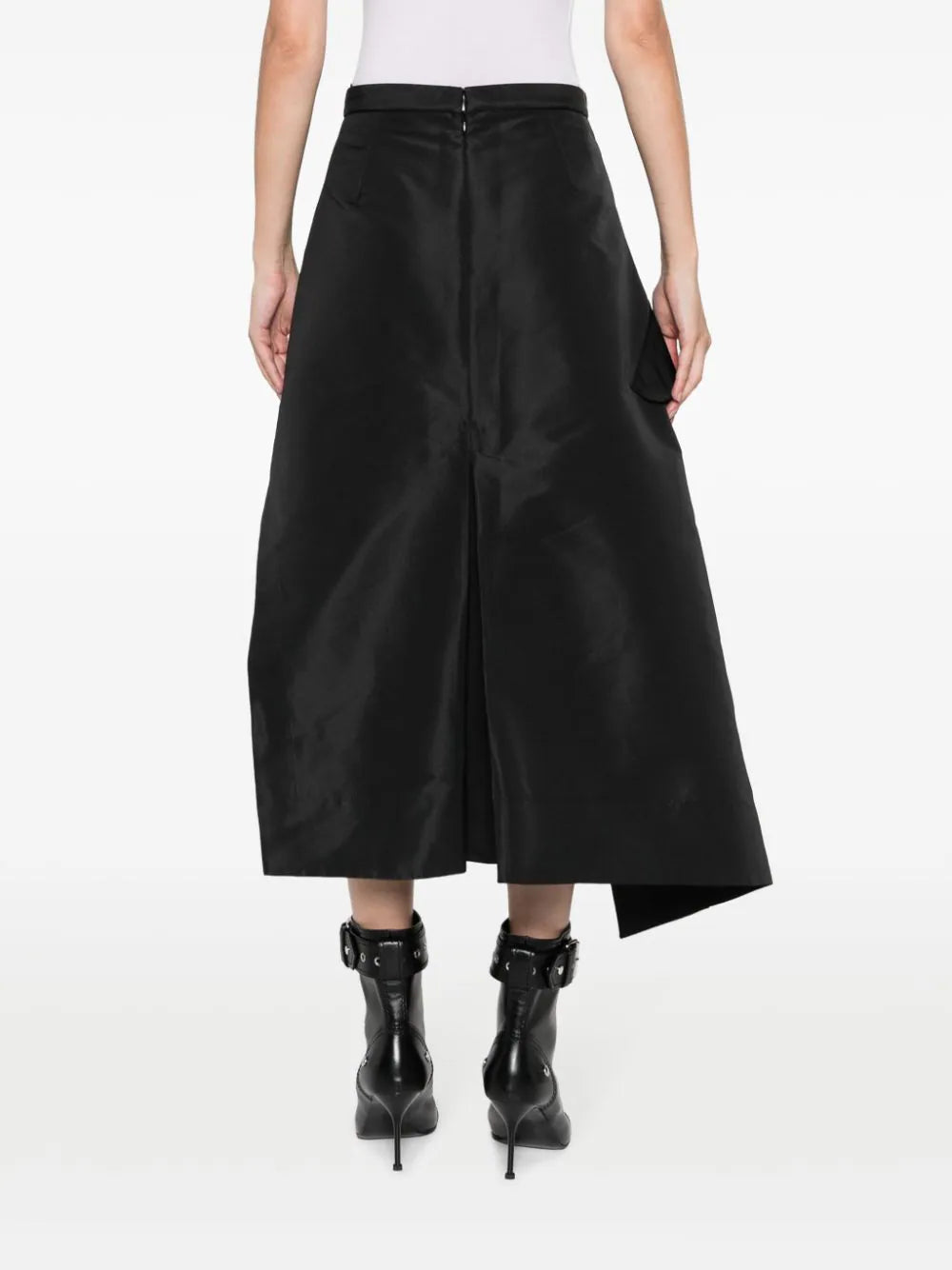 Alexander McQueen Asymmetric Midi Skirt