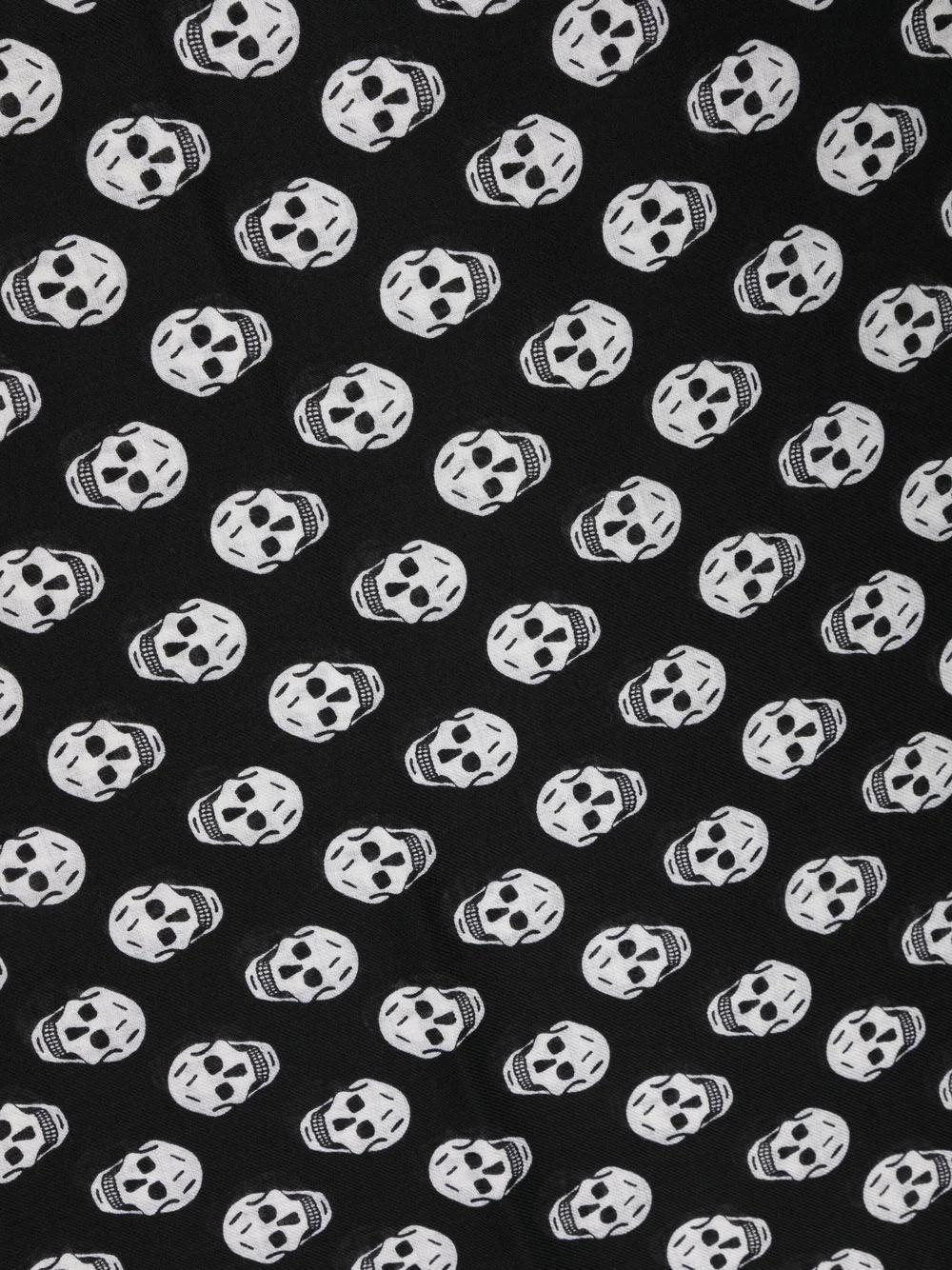 Alexander McQueen Biker Skull Scarf