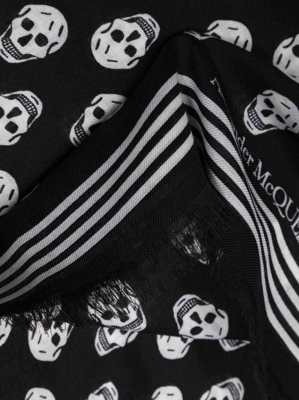 Alexander McQueen Biker Skull Scarf