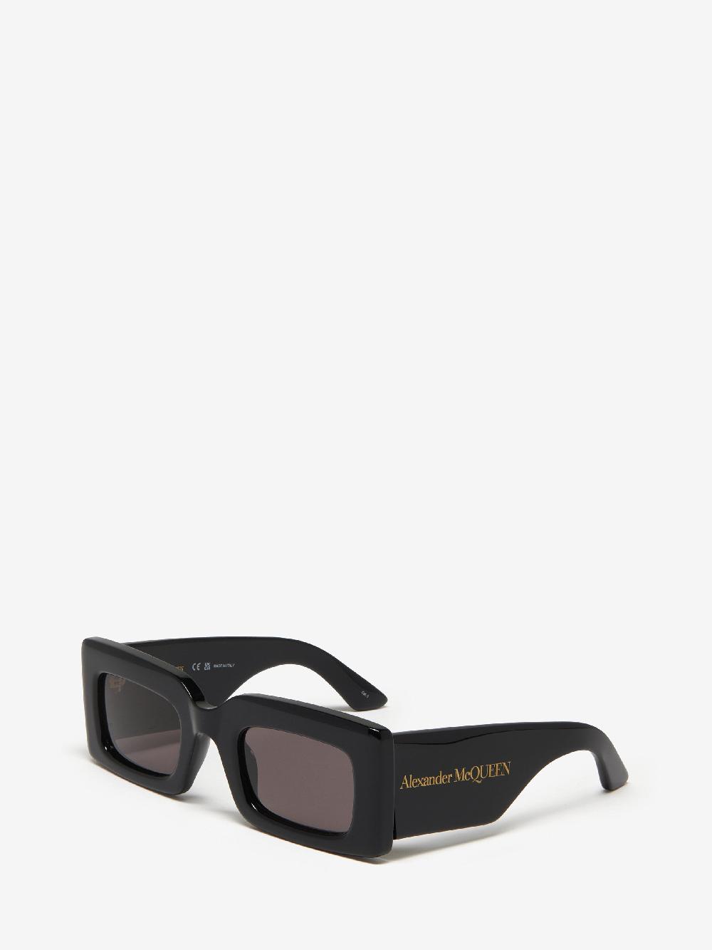 Alexander McQueen Bold Rectangular Sunglasses