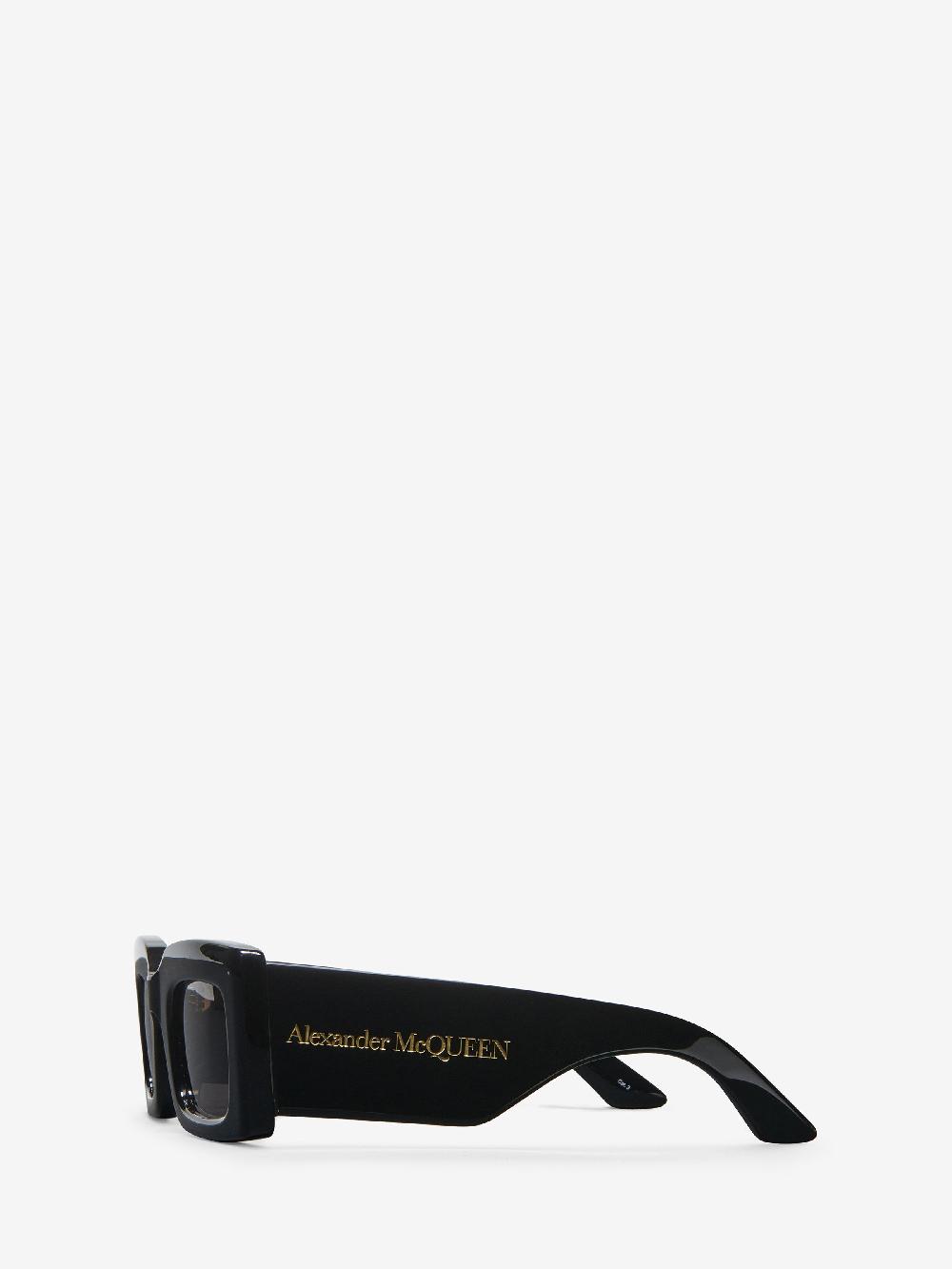 Alexander McQueen Bold Rectangular Sunglasses
