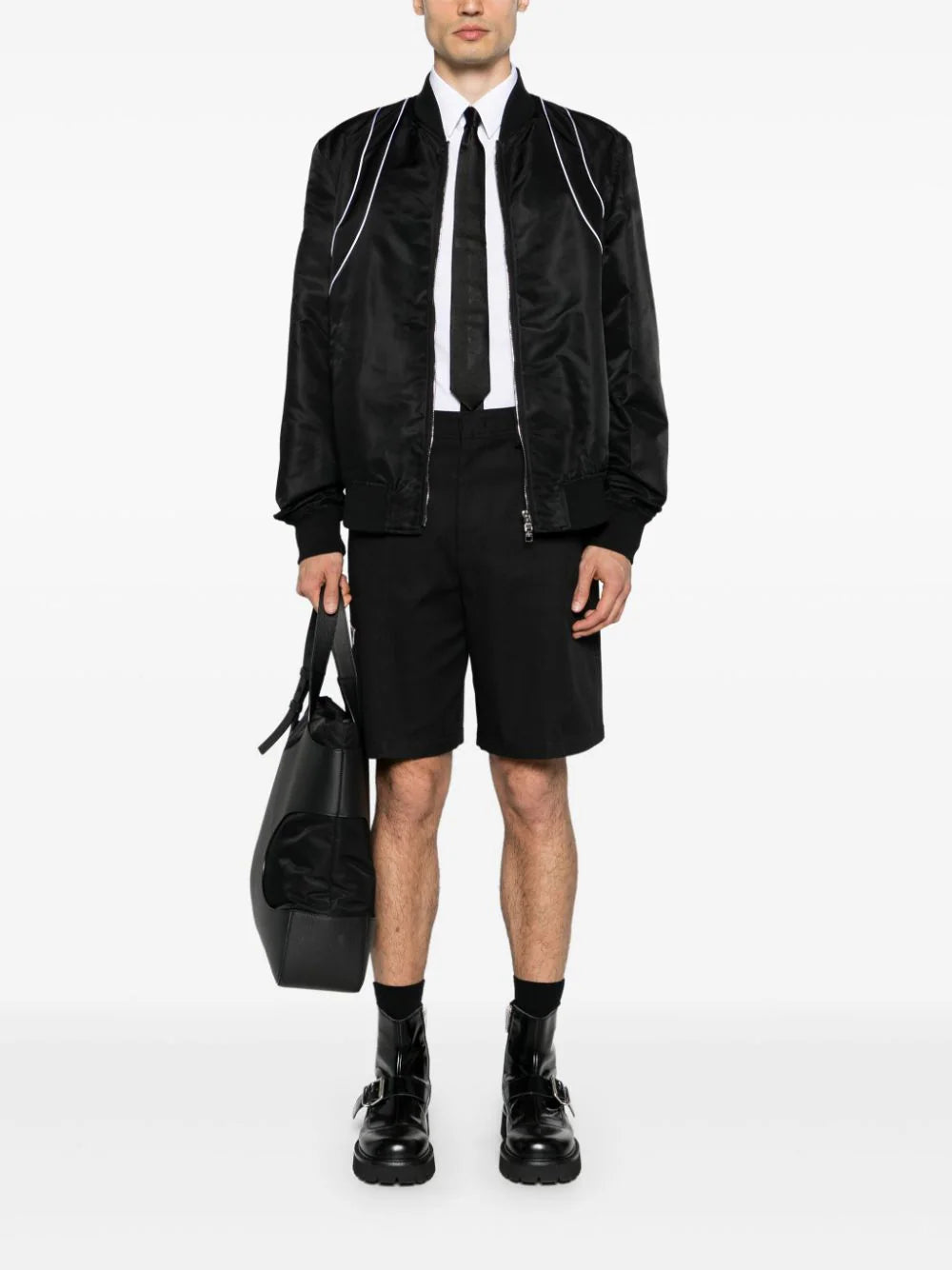 Alexander McQueen Bomber In Nylon