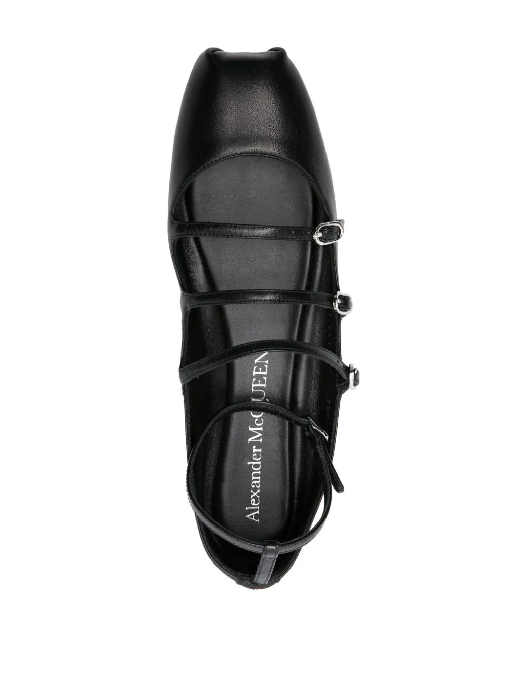 Alexander McQueen Buckled-straps Ballerina Shoes