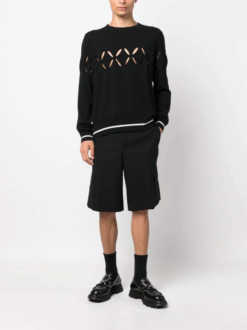 Alexander McQueen Double Pocket Tailored Shorts