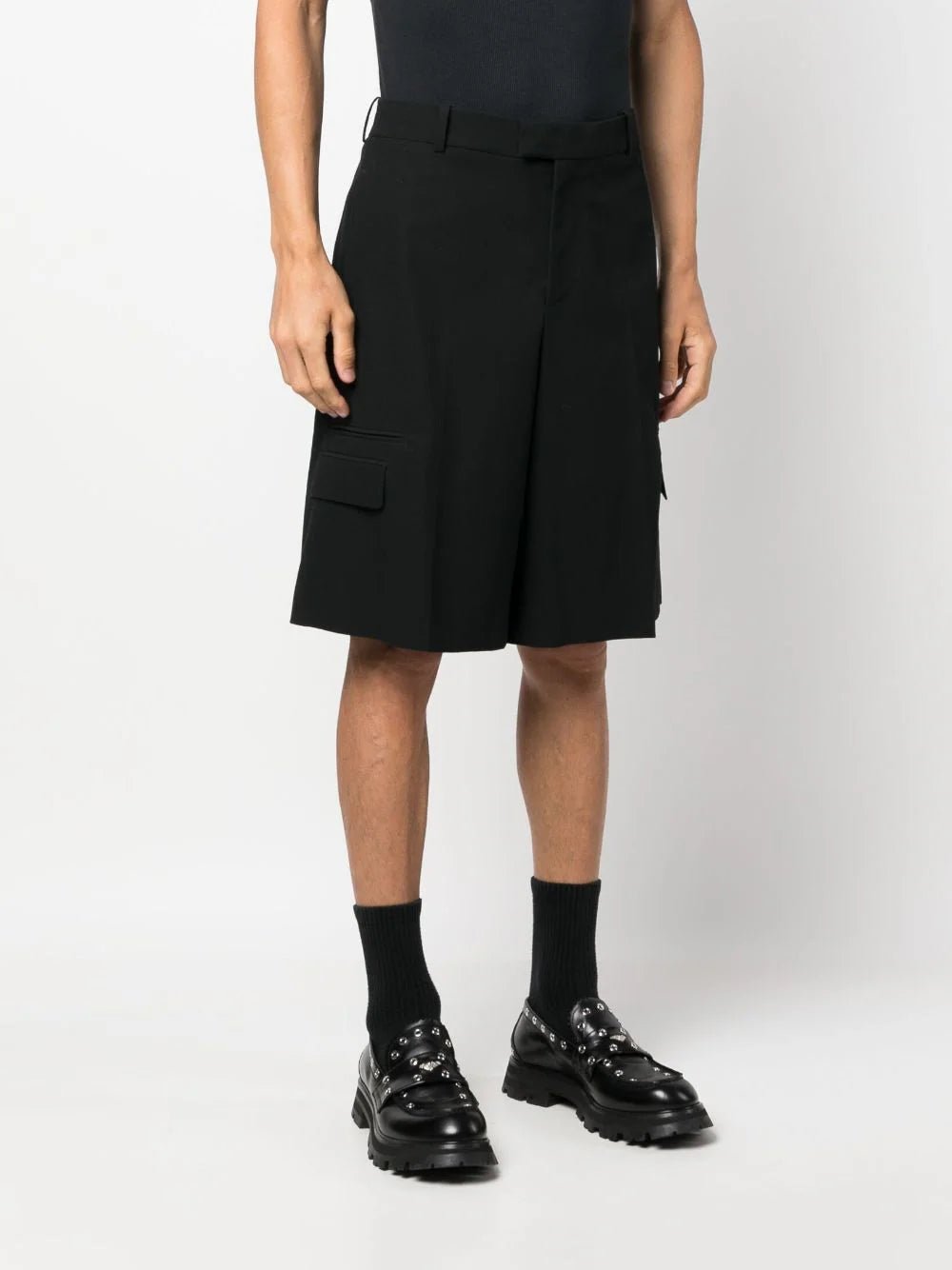 Alexander McQueen Double Pocket Tailored Shorts