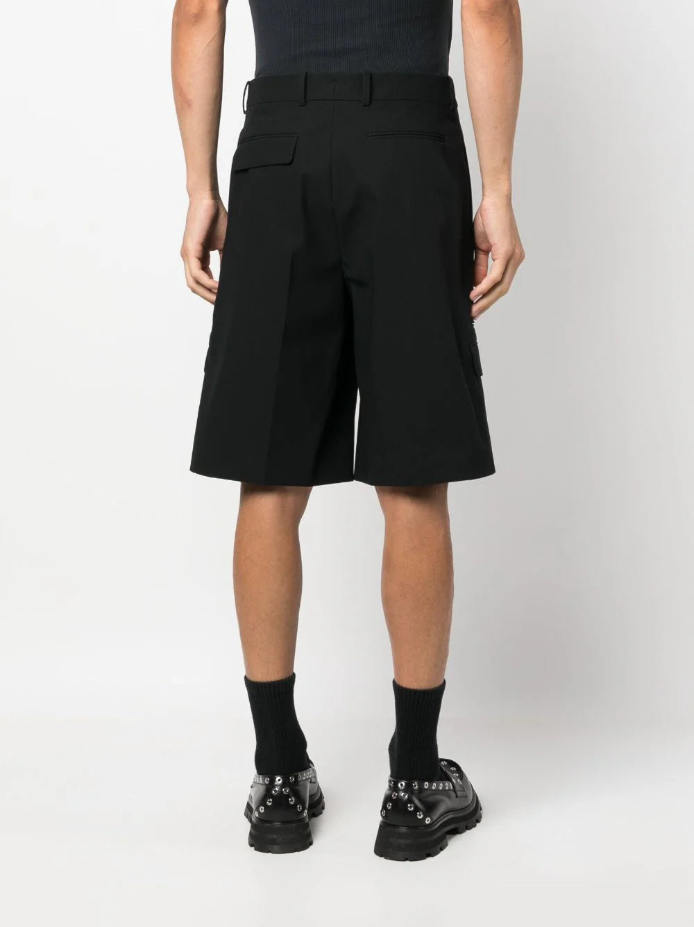 Alexander McQueen Double Pocket Tailored Shorts