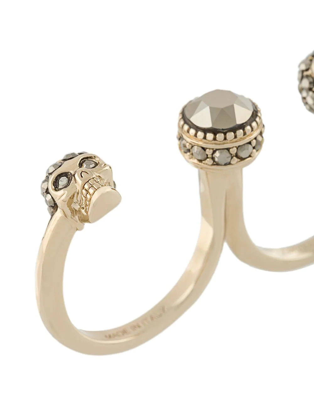 Alexander McQueen Double Skull Ring