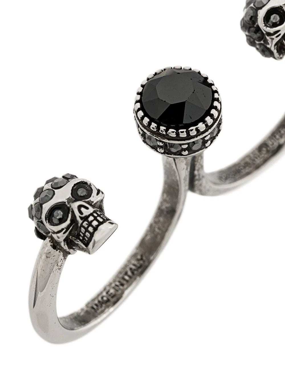 Alexander McQueen Double Skull Ring