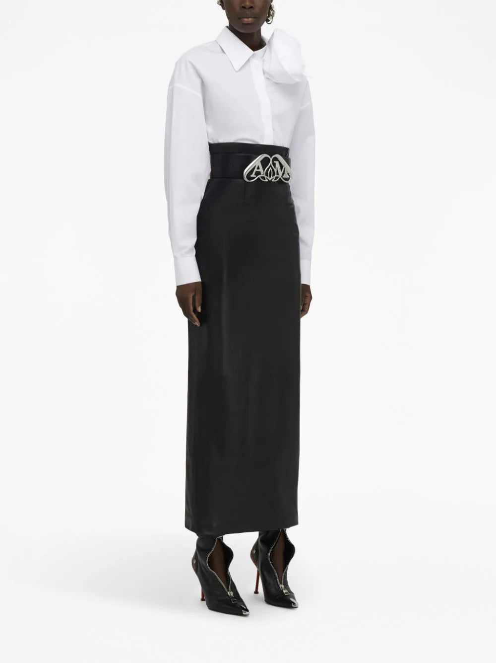 Alexander McQueen Draped Orchid Shirt