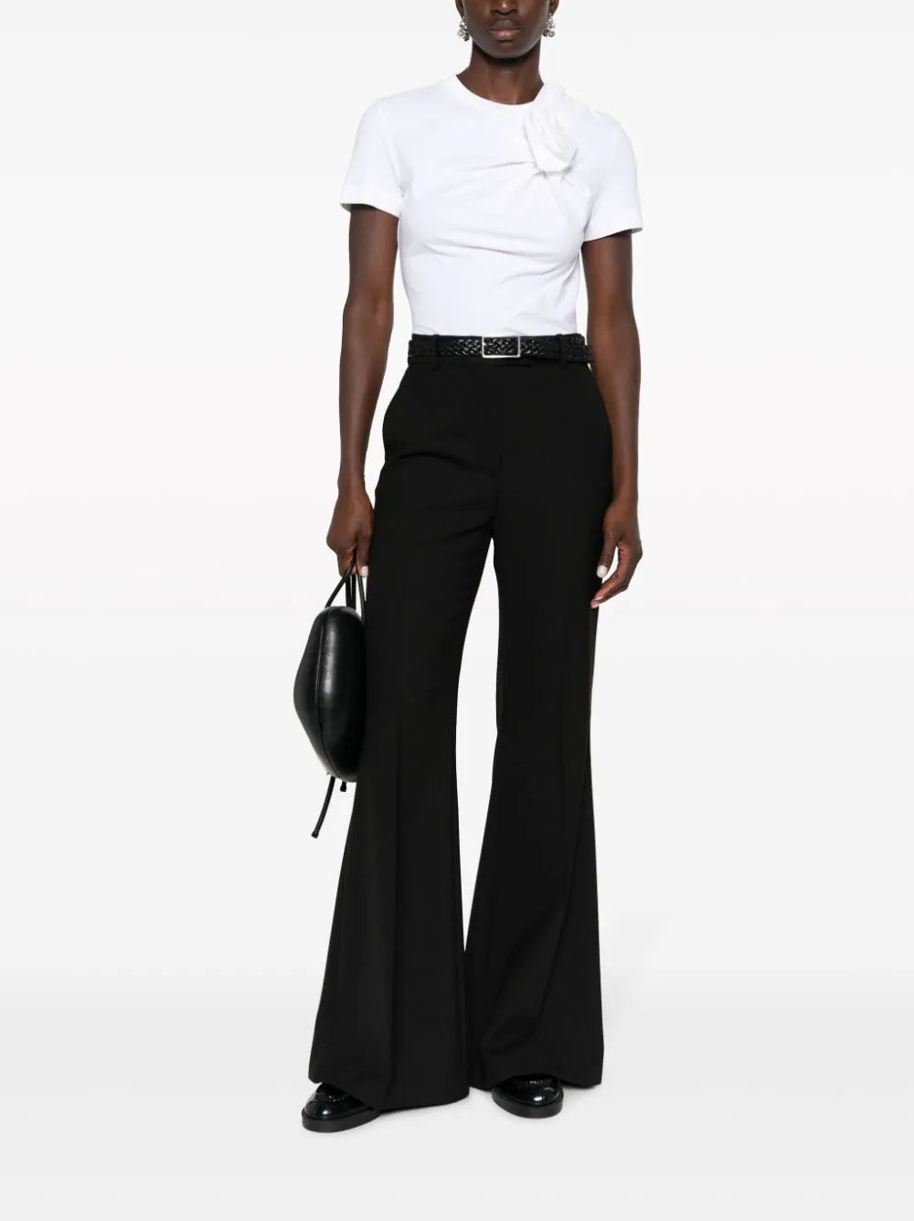 Alexander McQueen Faux-flower Twisted T-shirt