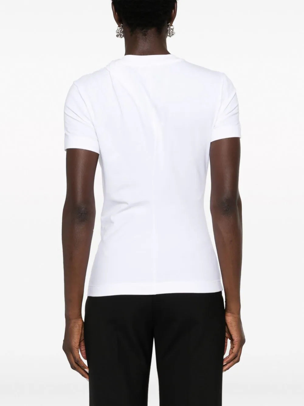 Alexander McQueen Faux-flower Twisted T-shirt