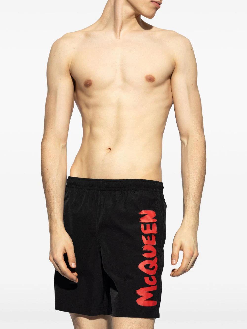 Alexander McQueen Graffiti Swim Short