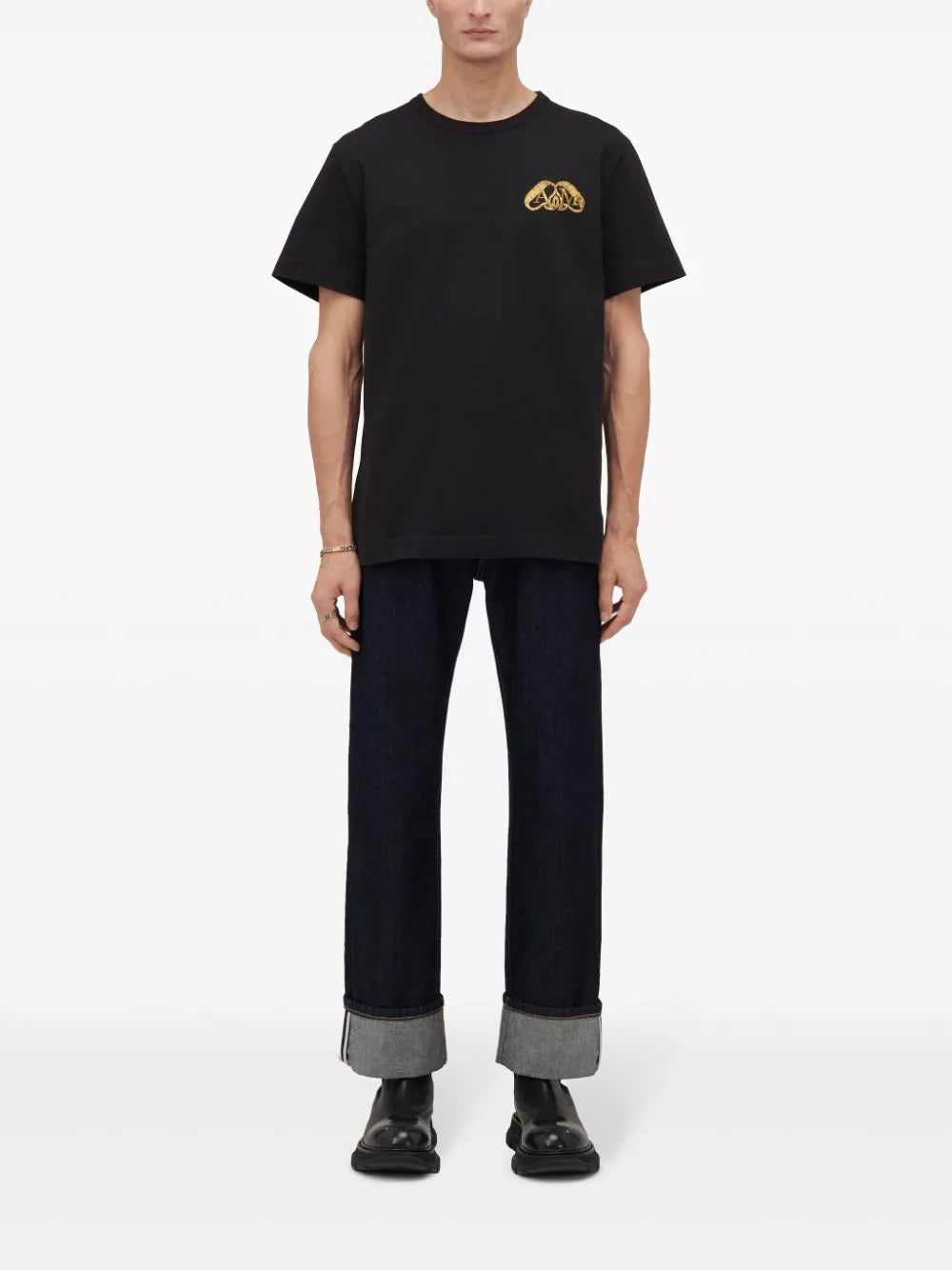 Alexander McQueen Half Logo Seal T-shirt