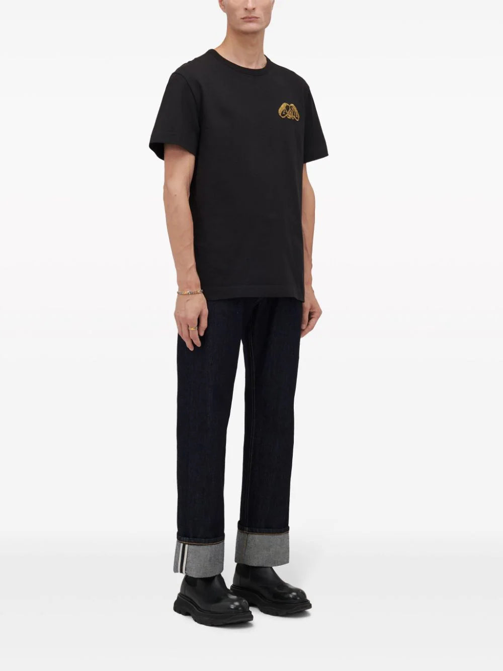 Alexander McQueen Half Logo Seal T-shirt