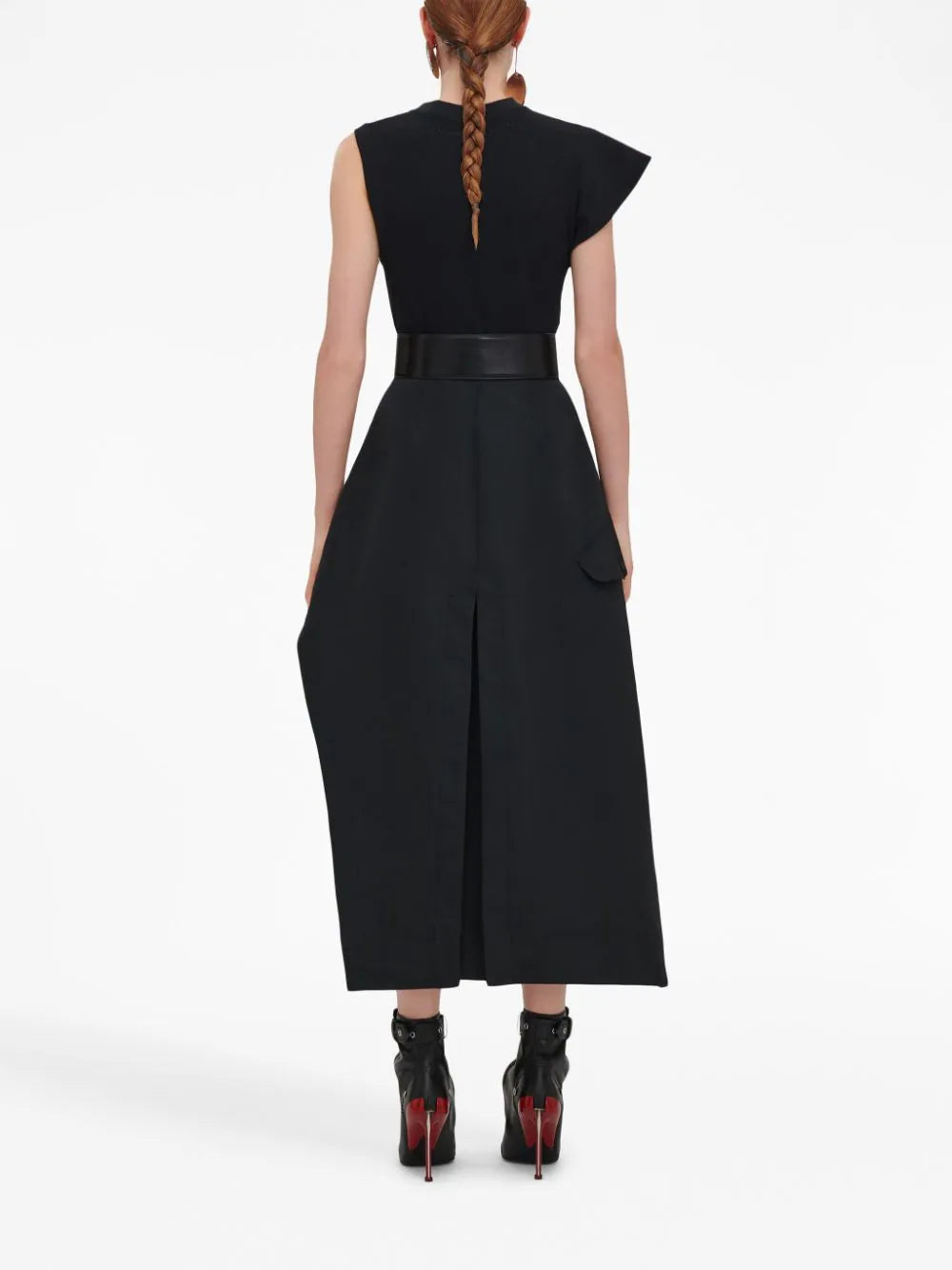 Alexander McQueen Hybrid Asymmetric Dress
