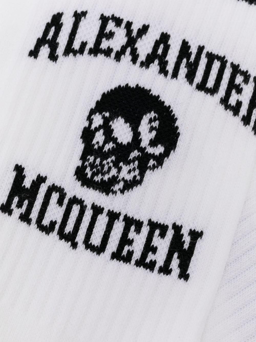 Alexander McQueen Logo-intarsia Skull Socks
