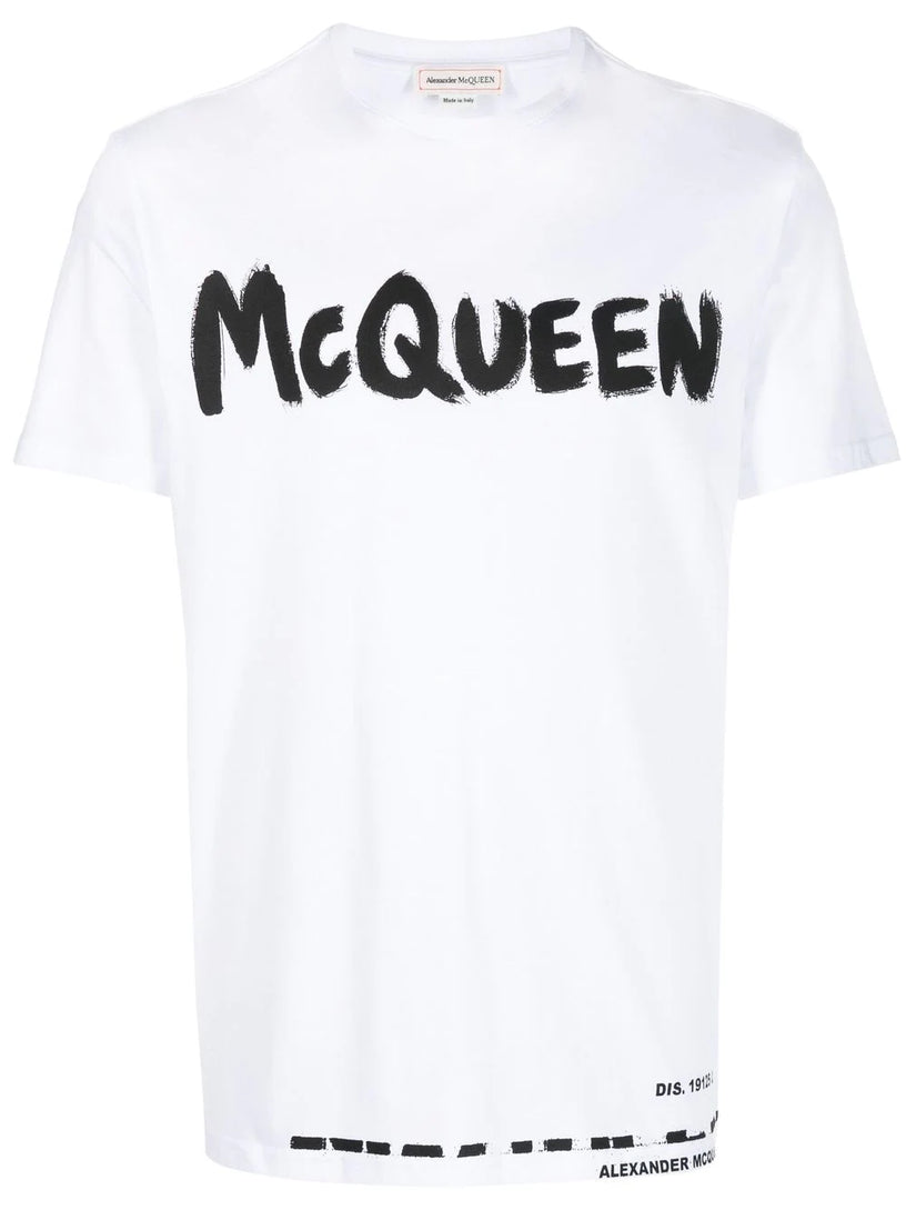 Alexander McQueen Mcqueen graffiti t-shirt