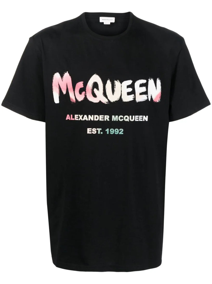 Alexander McQueen Mcqueen graffiti t-shirt