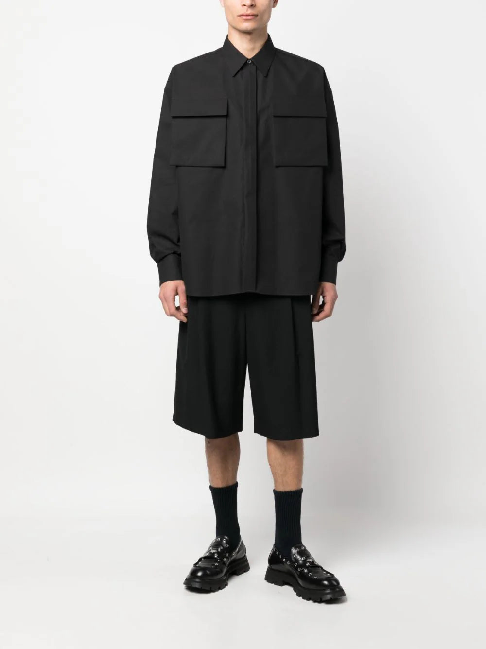 Alexander McQueen Military Pocket Overshirt