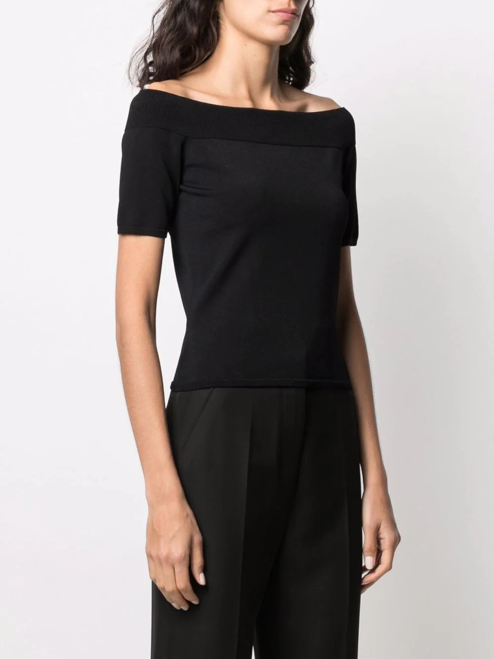 Alexander McQueen Off-the-shoulder Knit Top