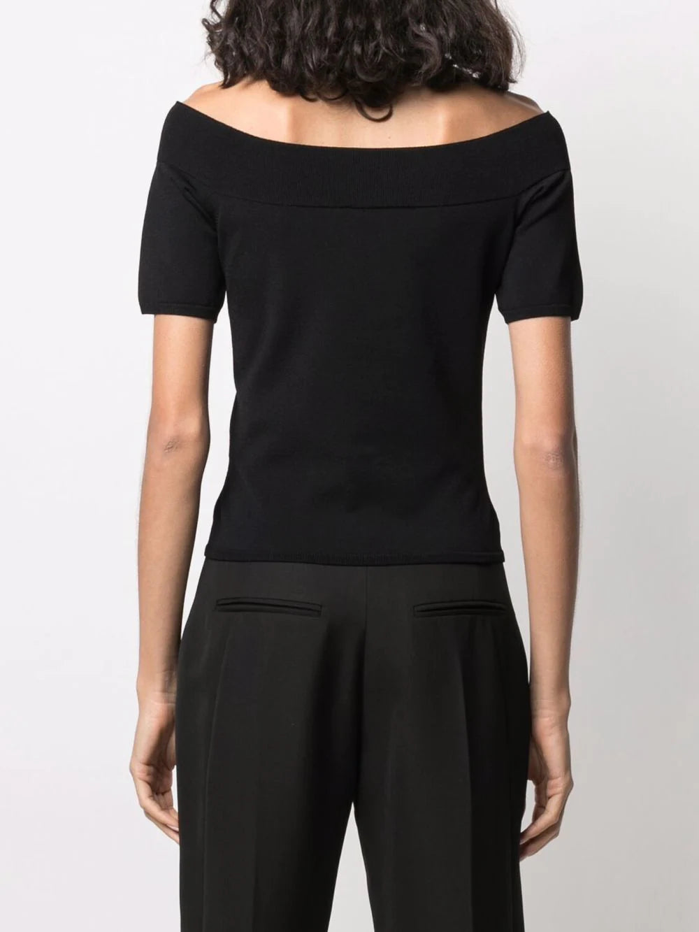 Alexander McQueen Off-the-shoulder Knit Top