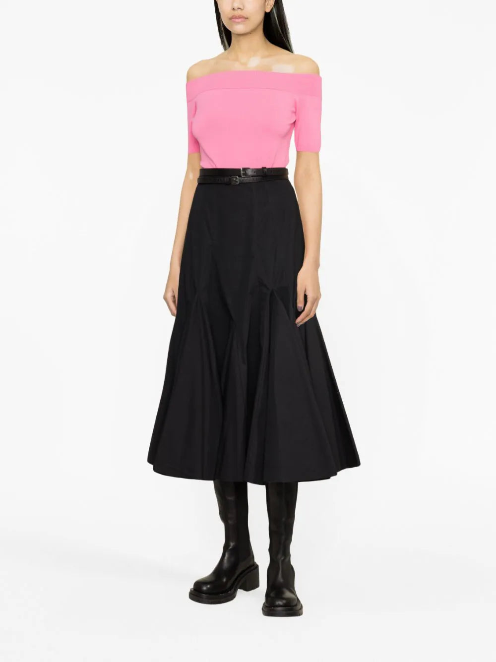 Alexander McQueen Off-the-shoulder Knit Top