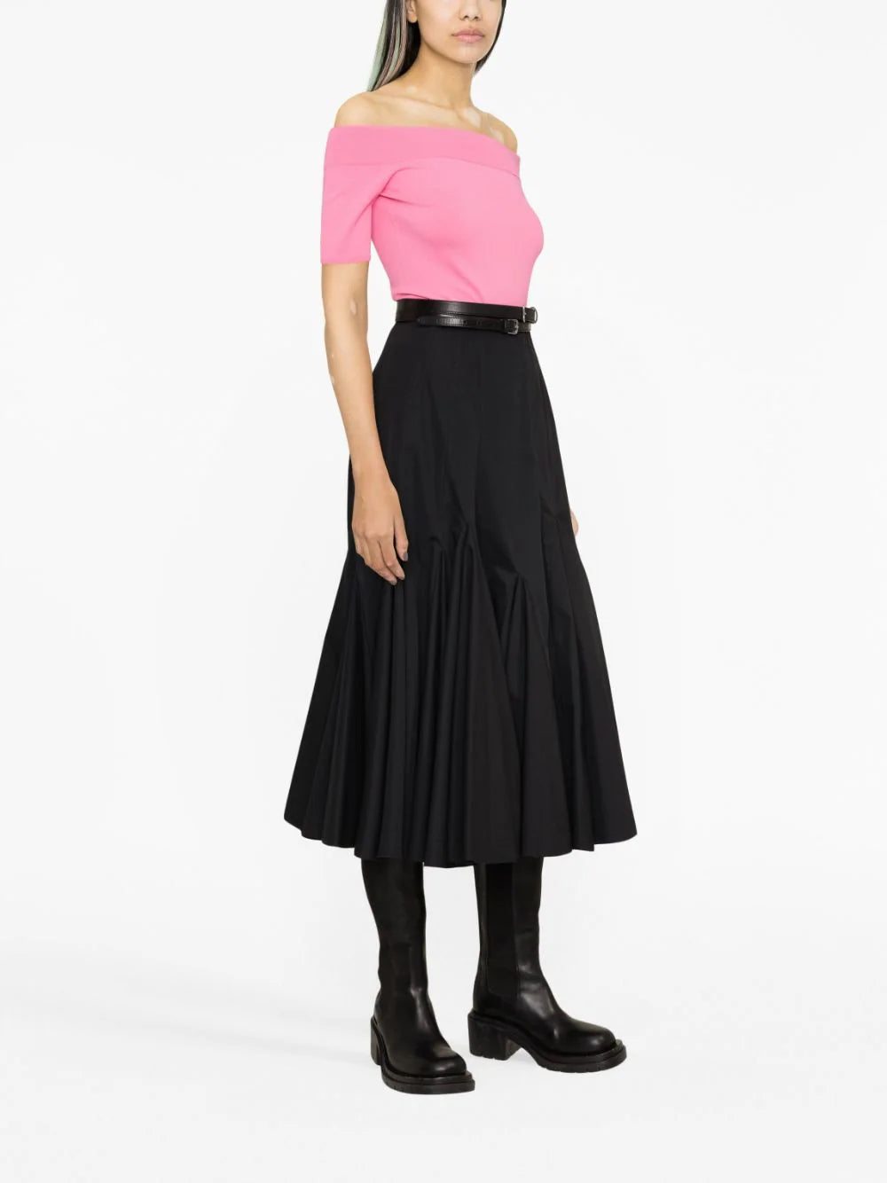 Alexander McQueen Off-the-shoulder Knit Top