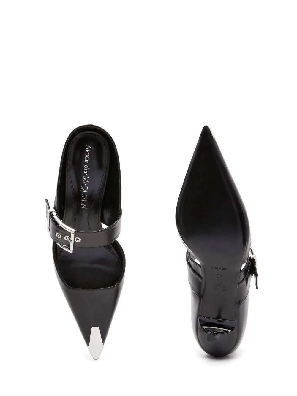 Alexander McQueen Punk Buckle Mule
