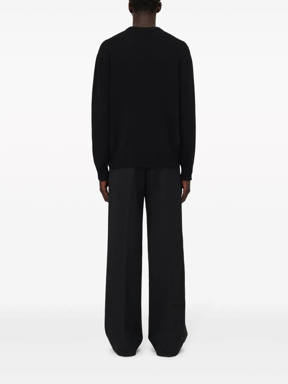 Alexander McQueen Seal Logo Jumper In Black