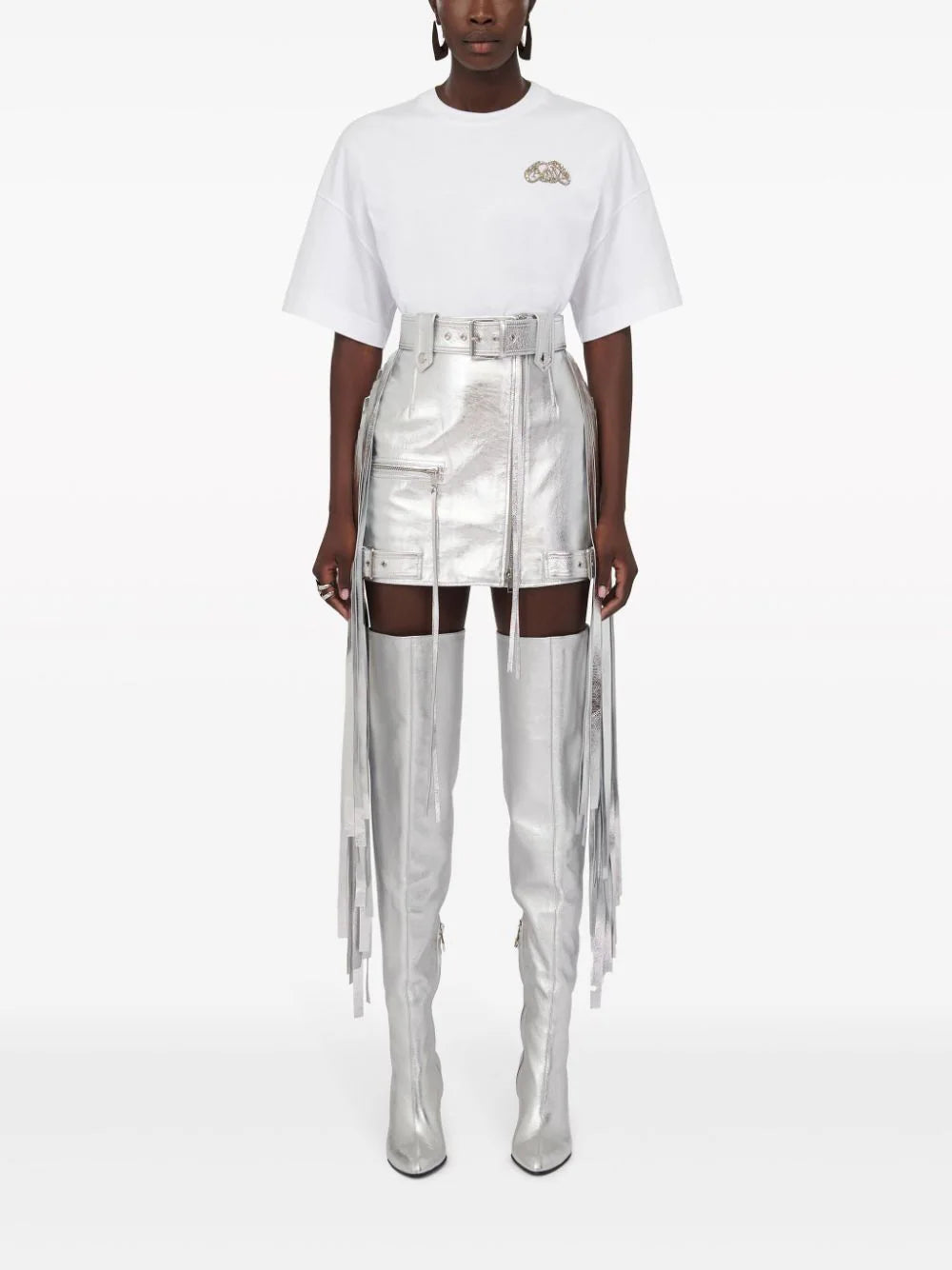 Alexander McQueen Seal Logo T-shirt In Black