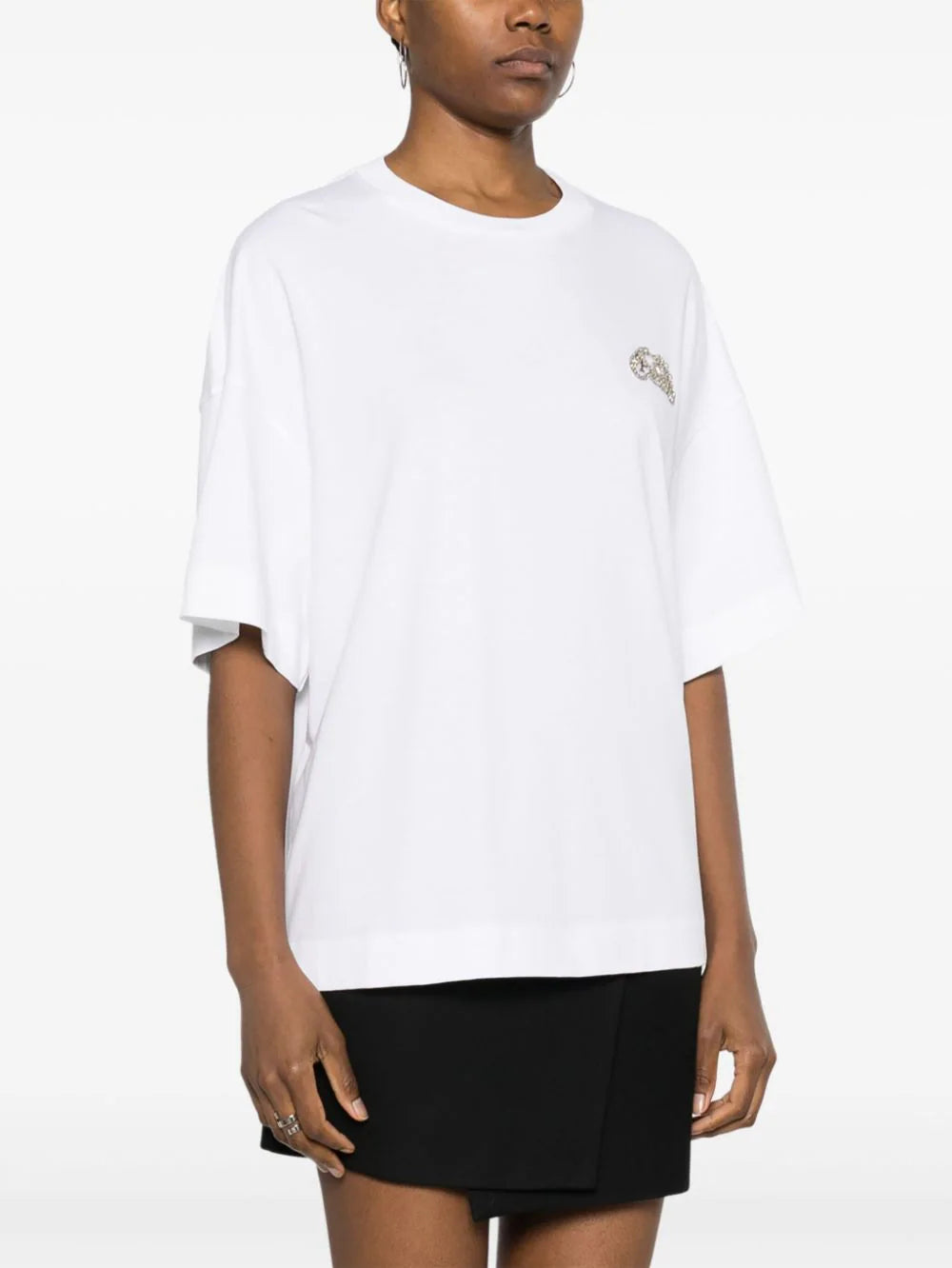 Alexander McQueen Seal Logo T-shirt In White