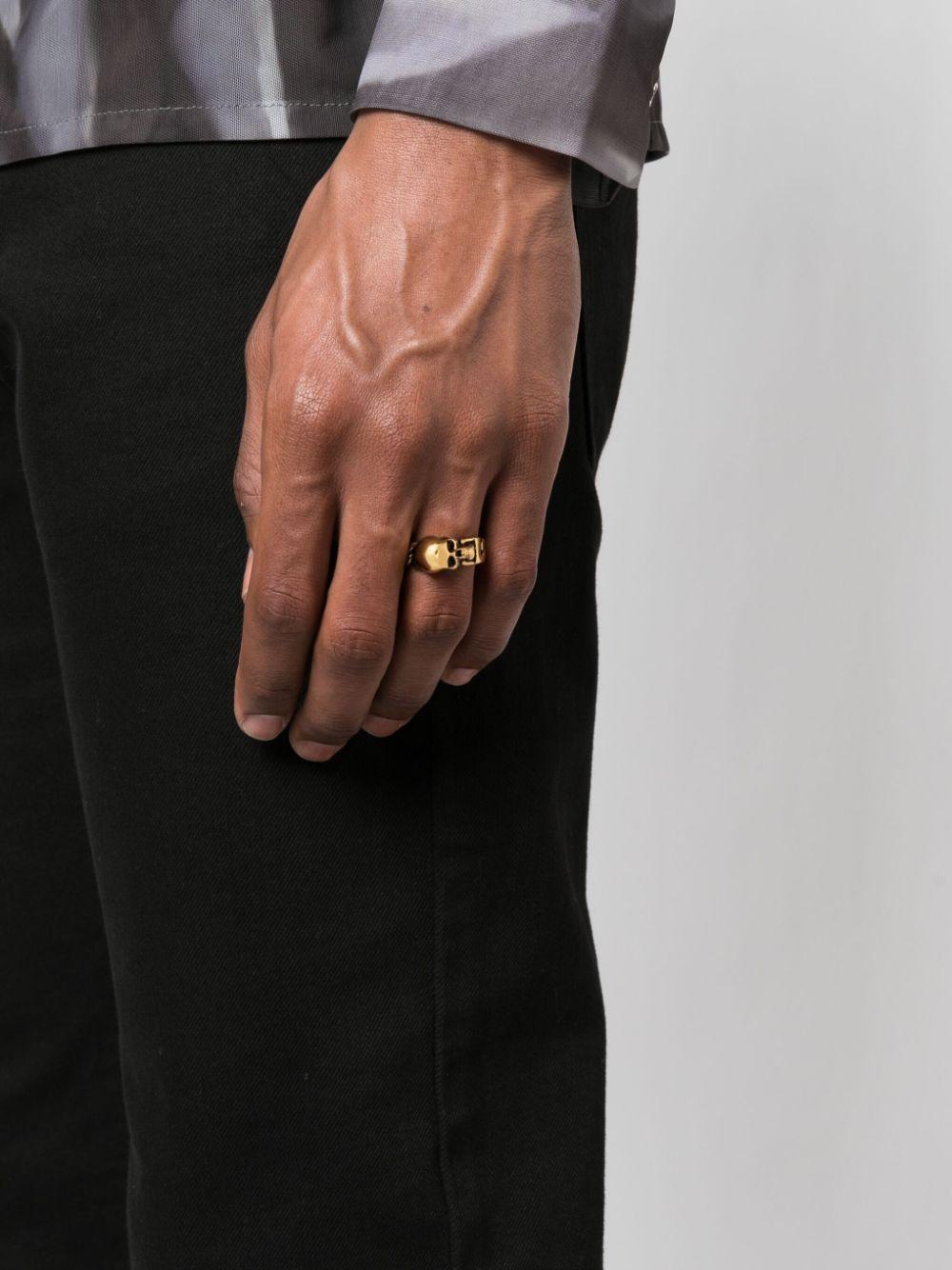 Alexander McQueen Skull Chain Ring