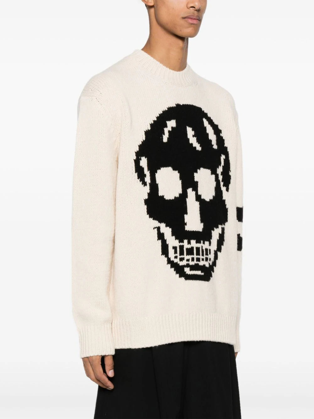 Alexander McQueen Skull Jumper In Wool