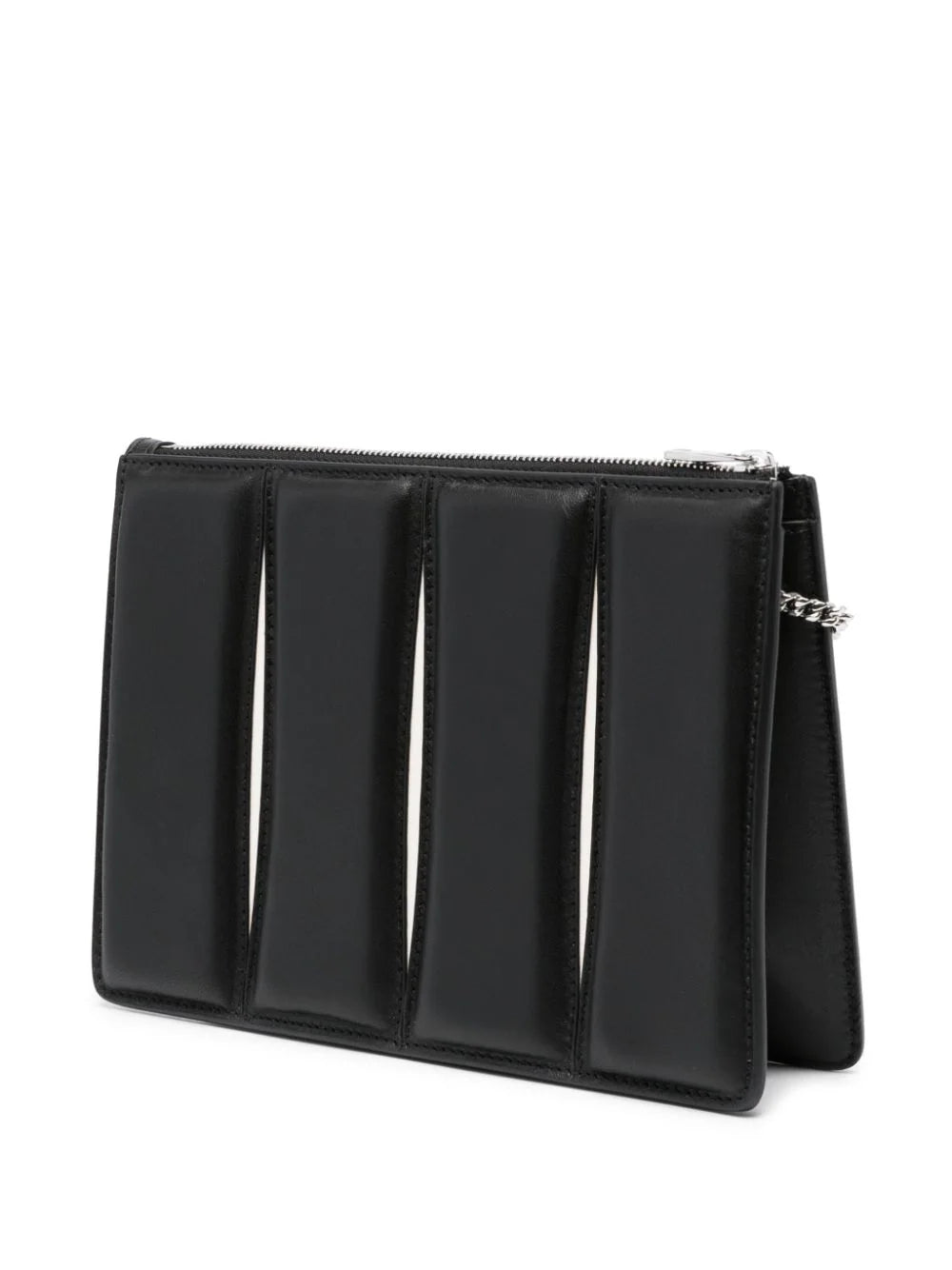 Alexander McQueen Slash Clutch In Black