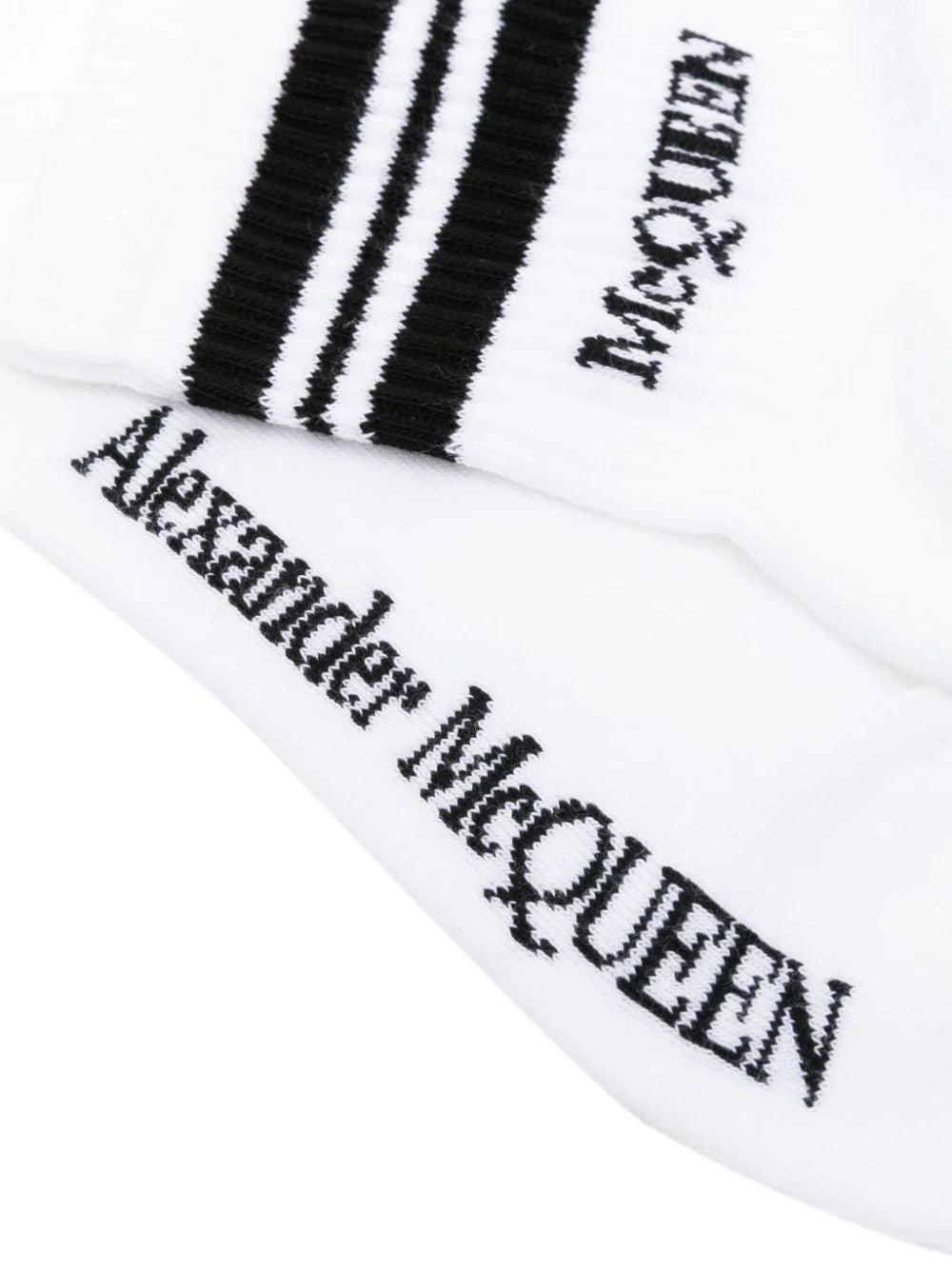 Alexander McQueen Stripe Mcqueen Socks