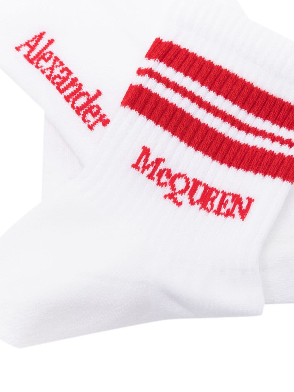 Alexander McQueen Stripe Mcqueen Socks