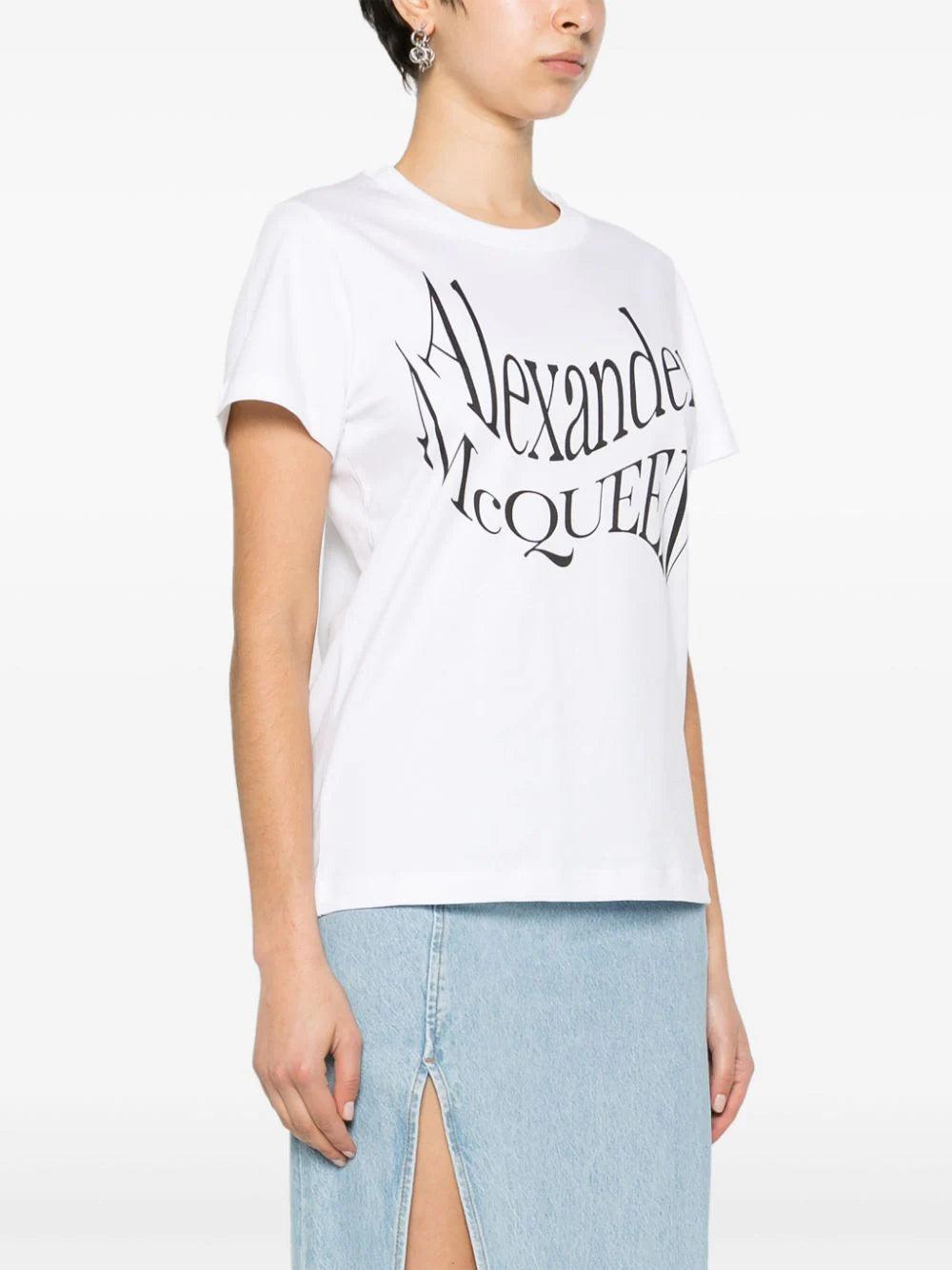 Alexander McQueen T-shirt With Frontal Print