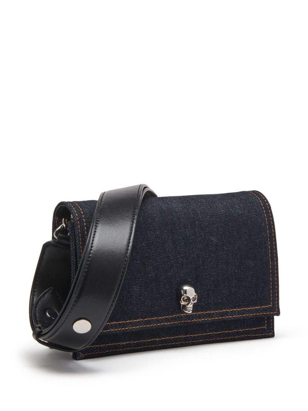 Alexander McQueen The Biker Small Skull Bag