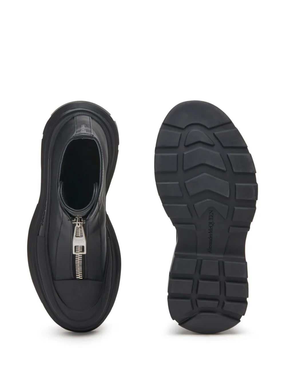Alexander McQueen Tread Slick Zip Boots